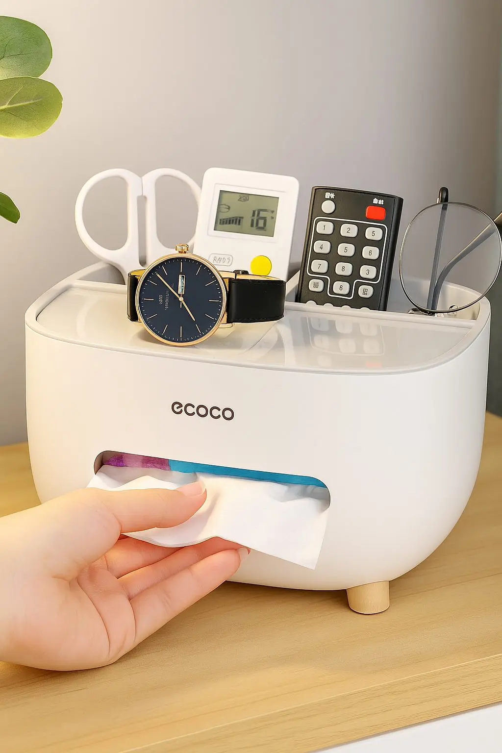 Multifunctional Desk Organizar/ Tissue Box (মাল্টিফাংশনাল টিস্যু বক্স)