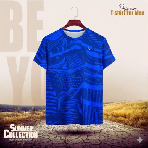 Stylish Comfortable sports T-Shirt (Navy Blue)